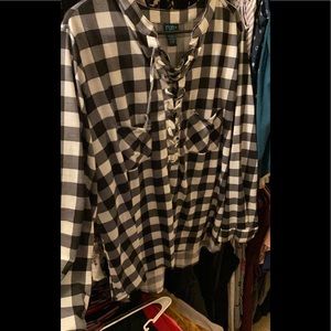 Rue 21 2x plaid shirt